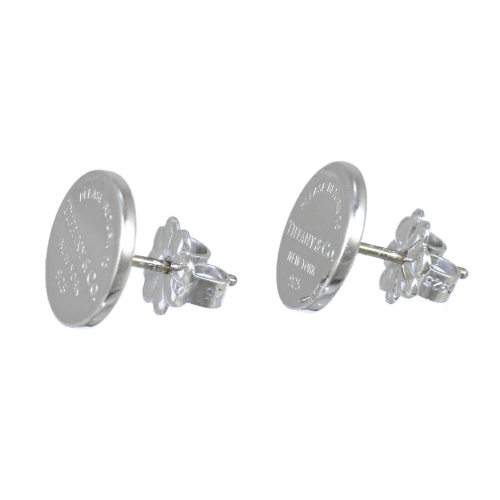 Tiffany Return to Tiffany Round Stud Earrings Silver CO - Picture 2 of 4